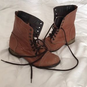 Steve Madden combat boots!